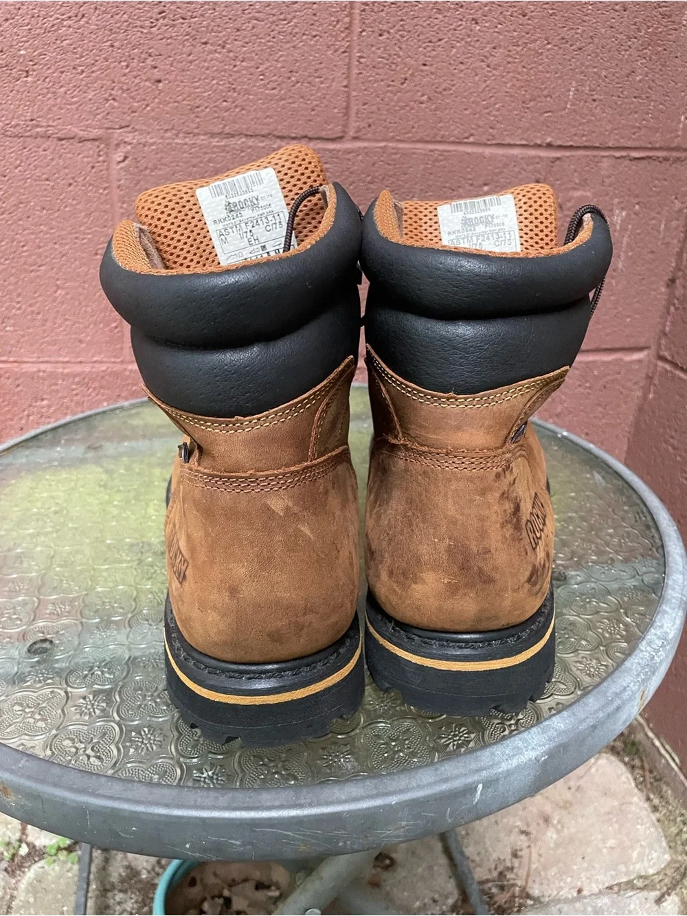 ROCKY Governor Composite Toe Waterproof 6 Inch Work Boots Size 11.5 Men’s